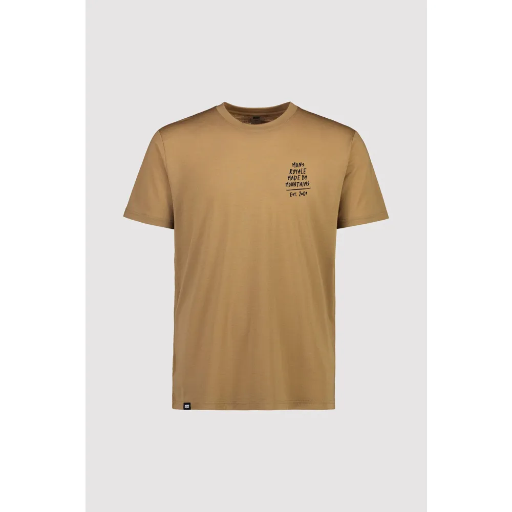 Mons Royale Mons Royale Icon T-shirt Toffee